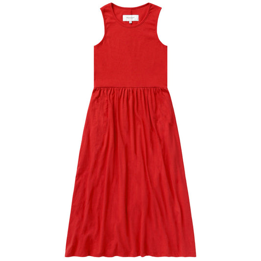Made in Canada 100% Organic Cotton Tank Dress Red - Province of Canada