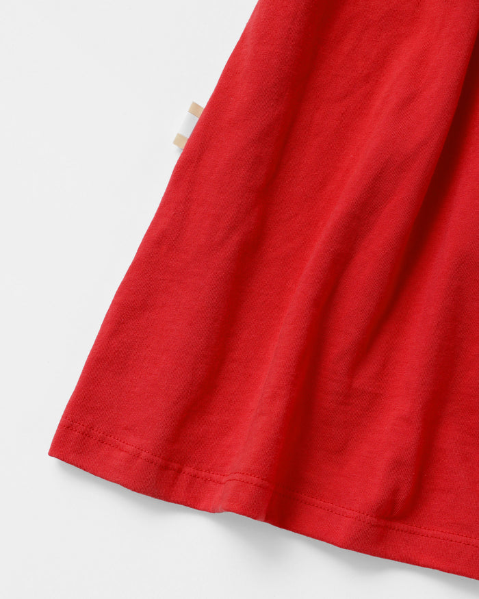 Made in Canada 100% Organic Cotton Tank Dress Red - Province of Canada