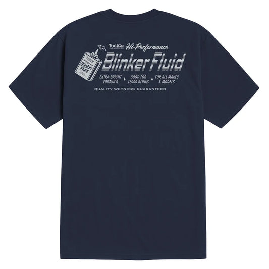 Troll Co. TCI Blinker Fluid graphic t-shirt in navy, additional product view