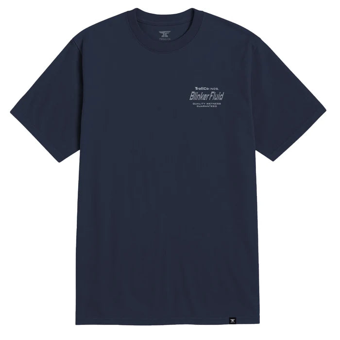 Troll Co. TCI Blinker Fluid graphic t-shirt in navy, alternate product view