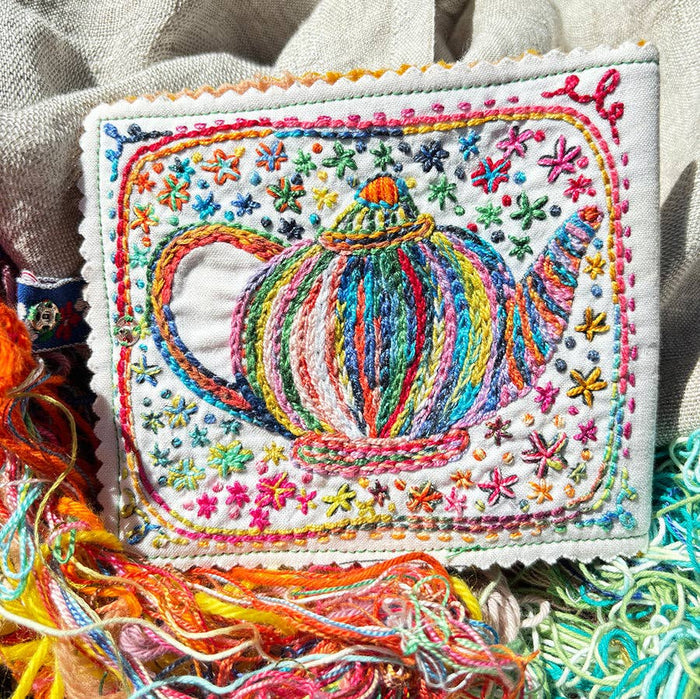 Tea & Tomato Needle Book Embroidery Kit