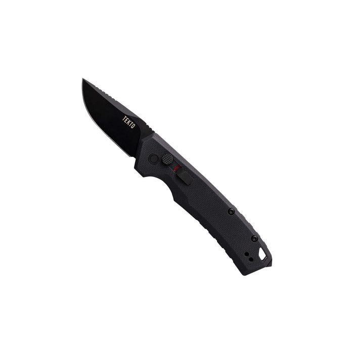 Tekto A3 Delta Mini folding knife with black G10 handle, alternate product view