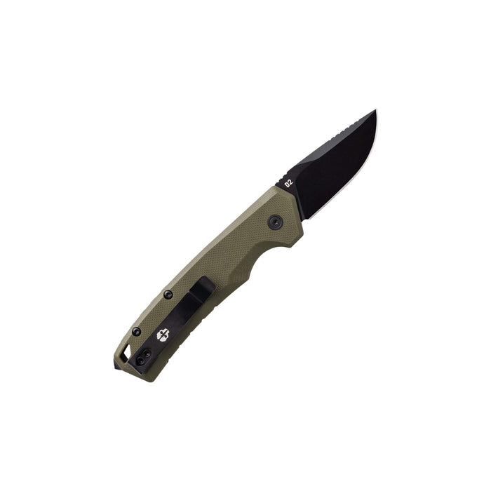 Tekto A3 Delta Mini folding knife with OD green G10 handle, additional product view