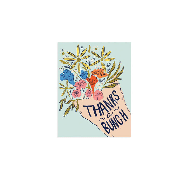 Thanks A Bunch Greeting Card