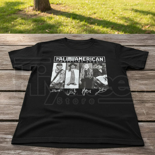 "The All American Halftime Show" – Vintage Marching Band Graphic Tee