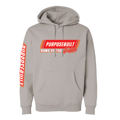 Purpose-Built Block hoodie in cement