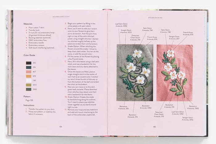 The Embroidered Closet: Modern Hand-stitching for Upgrading & Upcycling Your Wardrobe