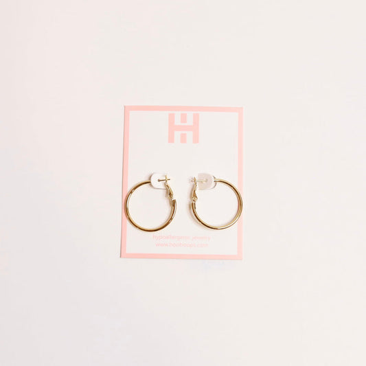 The Holly Hoop - Gold , 1 Inch
