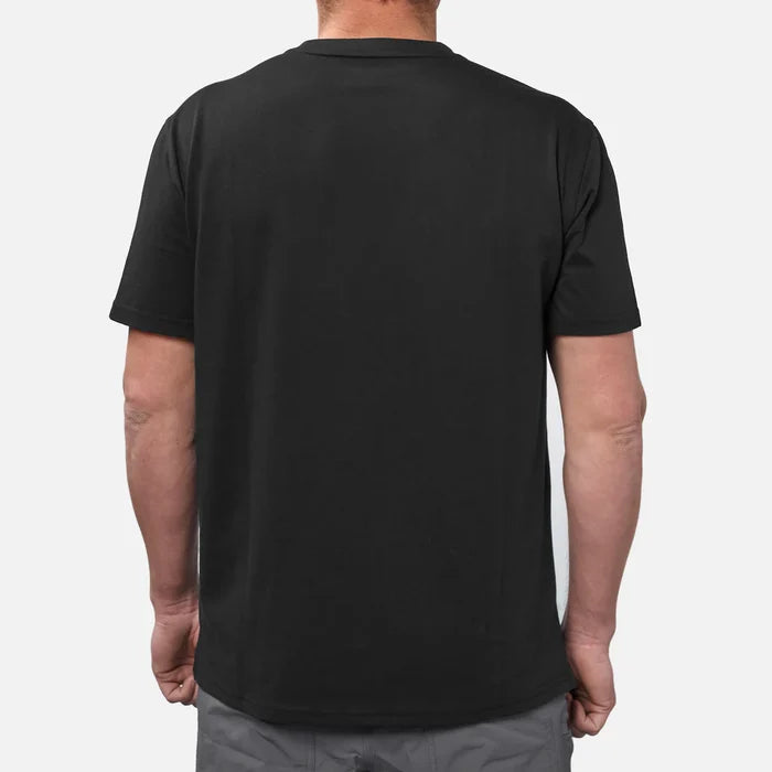 BRUNT Martin short-sleeve pocket work t-shirt in black, additional product view