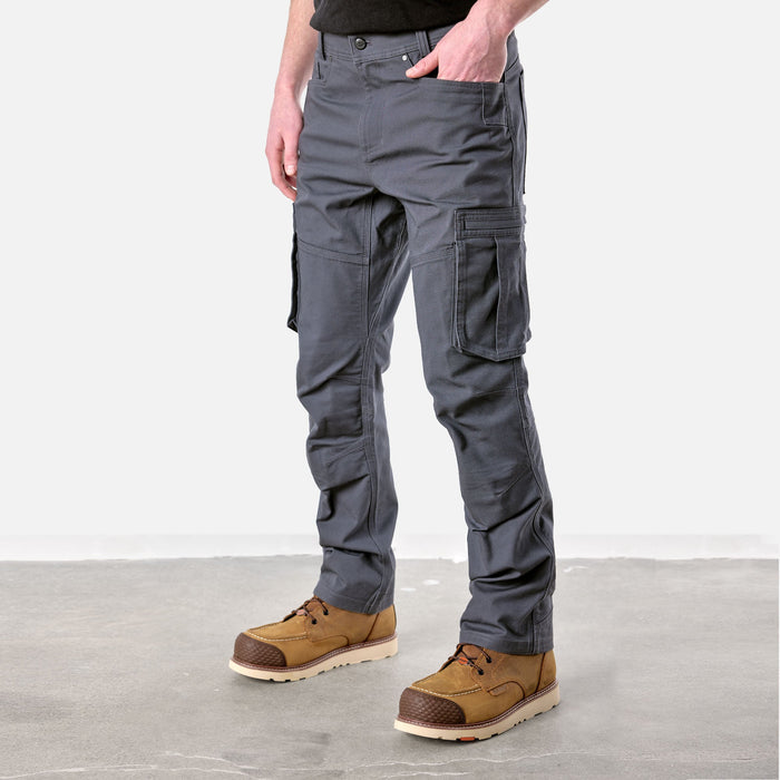 BRUNT Torra HD cargo work pant in charcoal, additional product view