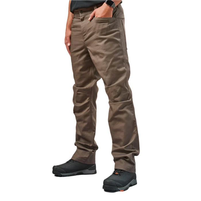 BRUNT Torra work pant in brown