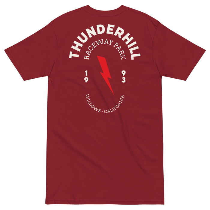 Thunderhill Bolt-Oval Men’s premium heavyweight tee