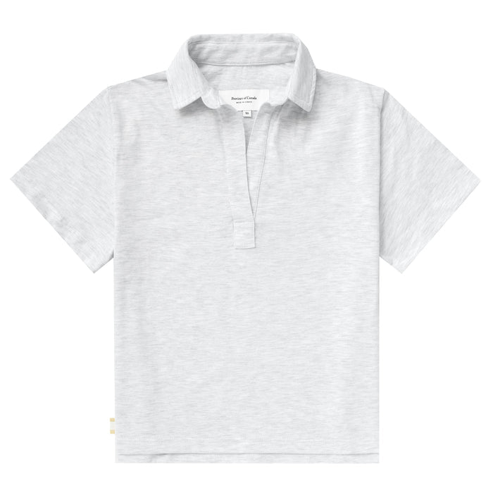 Made in Canada 100% Cotton Thursday Popover Tee Cloud - Province of Canada