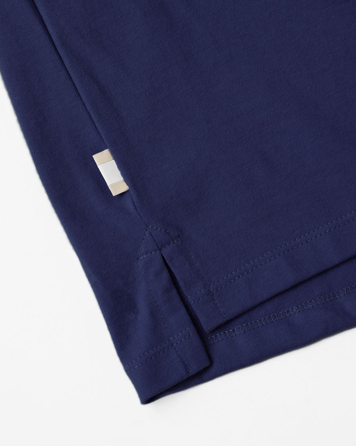 Made in Canada 100% Cotton Thursday Popover Tee Navy - Province of Canada
