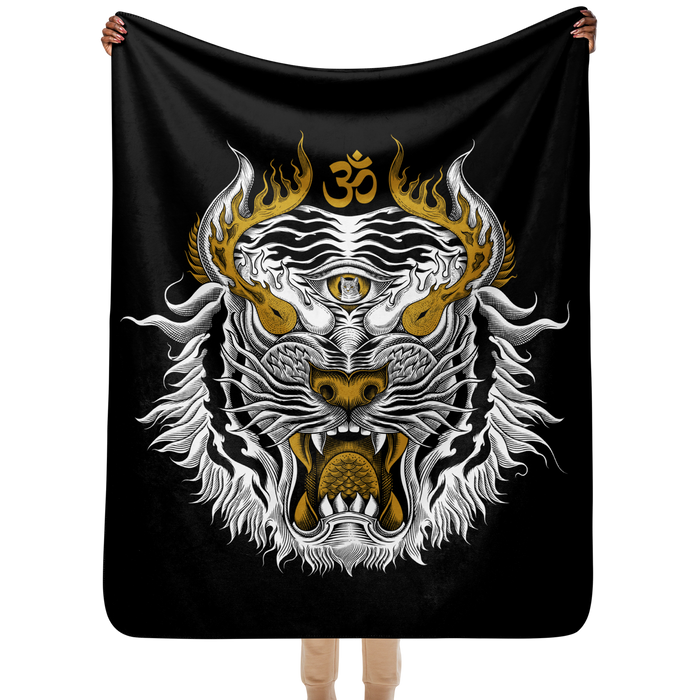 'Tiger Tamer' Sherpa blanket