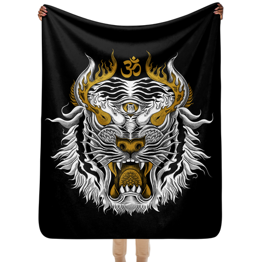 'Tiger Tamer' Sherpa blanket
