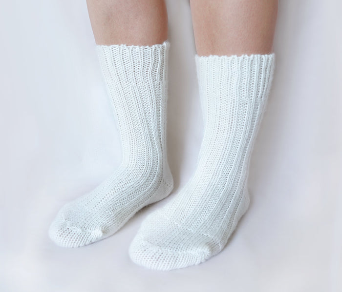 tittimitti® Women’s Alpaca Wool Socks 1 Pair – Soft Warm Winter Crew Socks (Made in Italy)