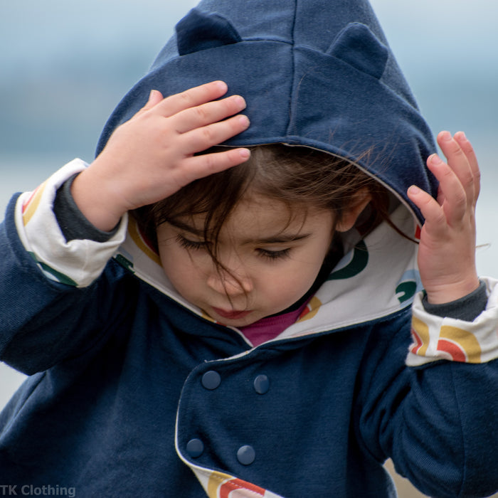 Toddler Merino Organic Cotton Reversible Jacket