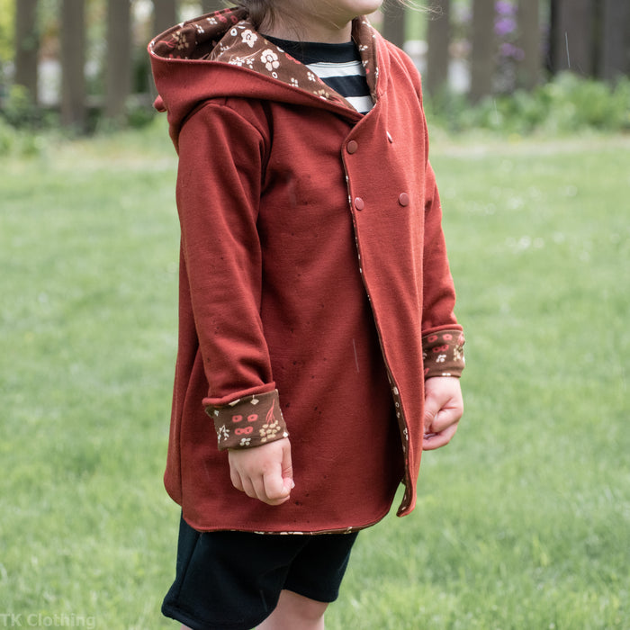 Toddler Merino Organic Cotton Reversible Jacket