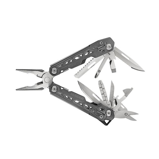 Gerber Truss multi-tool in grey with needle nose pliers and stainless steel construction