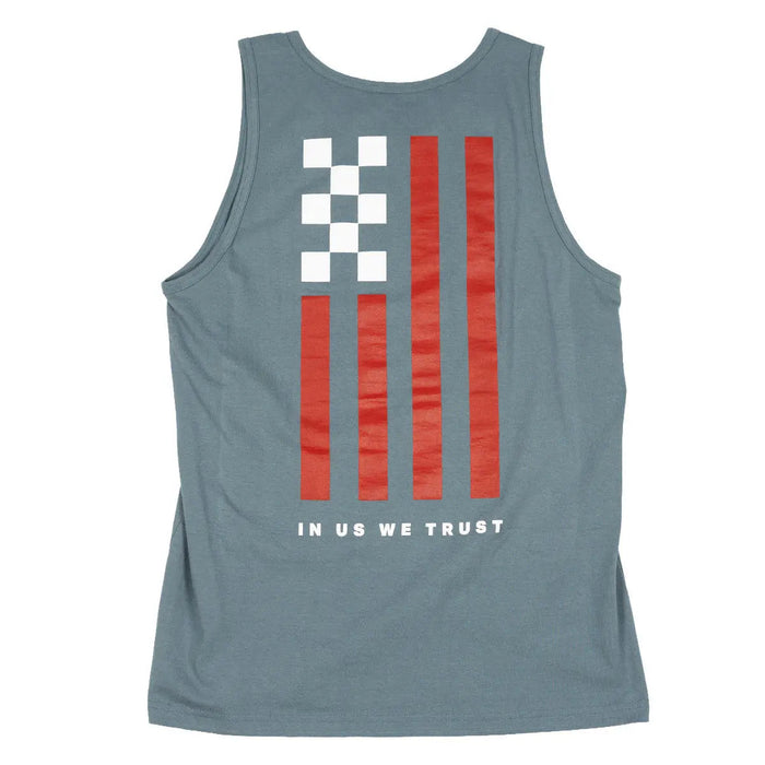 Fasthouse Trust graphic tank top in indigo, available in big and tall sizes