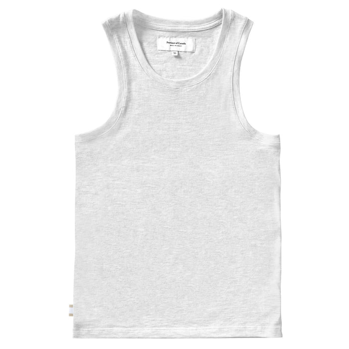 Made in Canada 100% Organic Cotton Tuesday Tank Top Cloud Unisex - Province of Canada