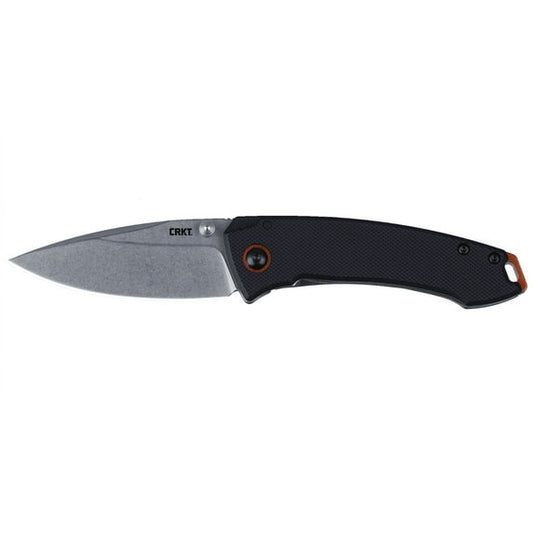 CRKT Tuna Compact folding pocket knife in silver stainless steel with frame lock
