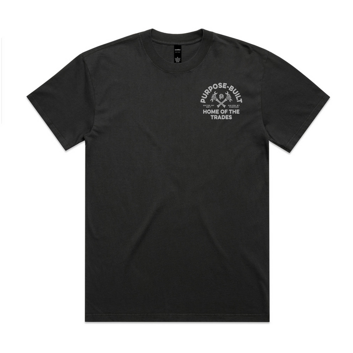 Purpose-Built Union Strong heavyweight t-shirt in iron ore, additional product view