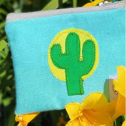 Upcycled Mini Zipper Pouch