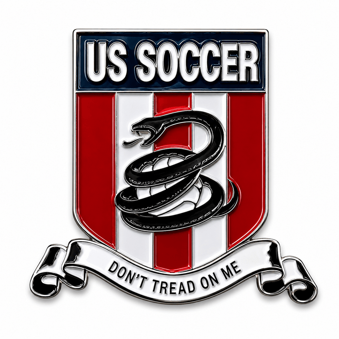 US Soccer United States Don't Tread on Me Enamel Pin | SoccerWearhouse