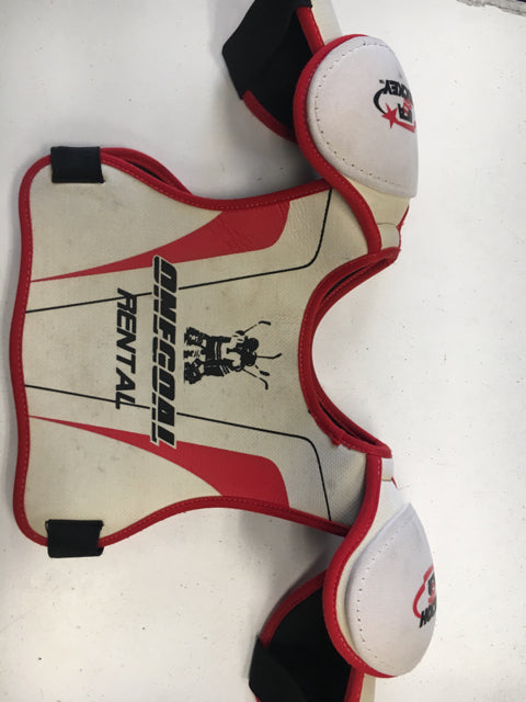 USA Hockey One Goal Youth Size Large Used Hockey Shoulder Pads