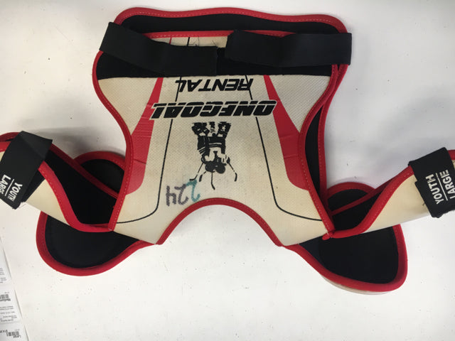 USA Hockey One Goal Youth Size Large Used Hockey Shoulder Pads
