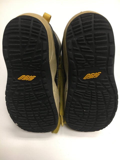 Used Fifty-One-Fifty Black/Grey/Yellow Youth Size 4 Snowboard Boots