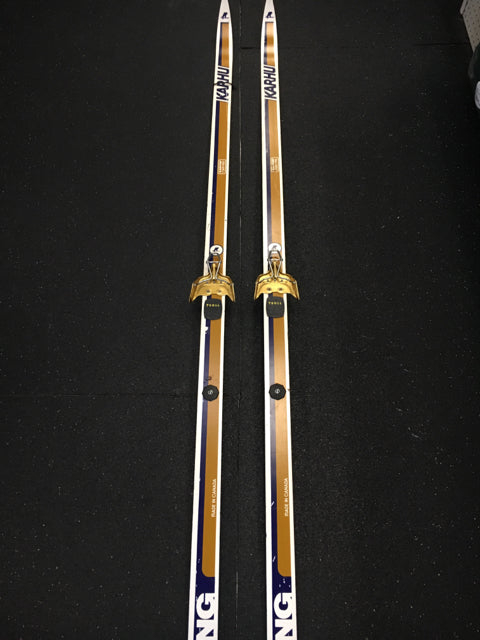 Used Karhu Touring Gold/Blue/White Length 200cm Cross Country Skis