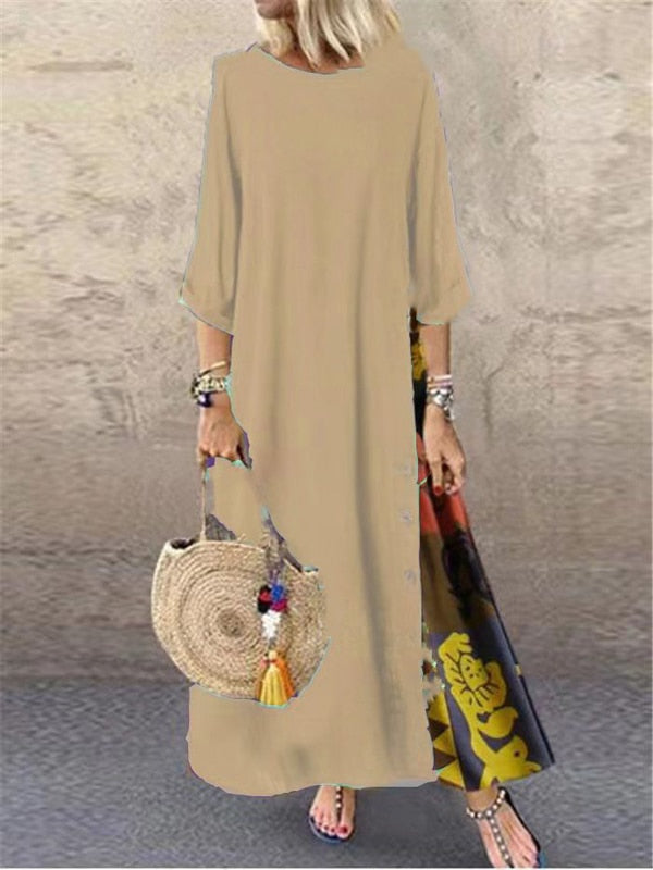 Vestido Munize Caqui / M