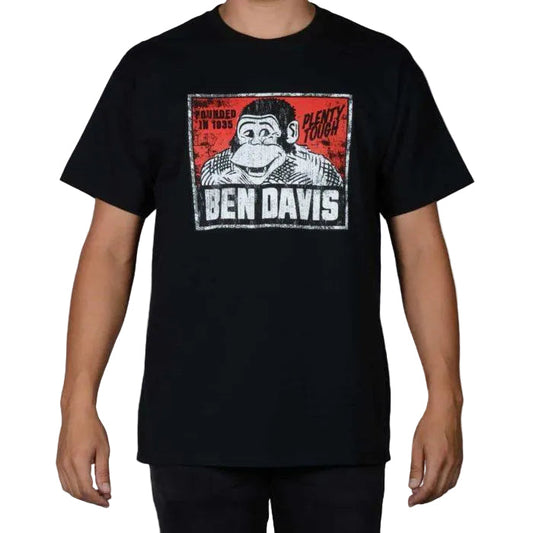 Ben Davis vintage gorilla logo t-shirt in black, big and tall sizing