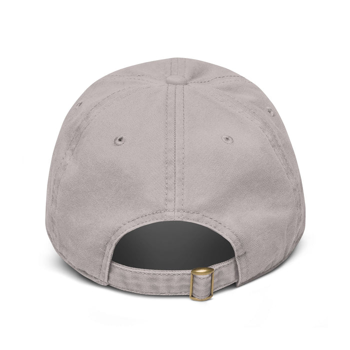 Washed Baseball Cap with Green Musubi Social Club Logo
