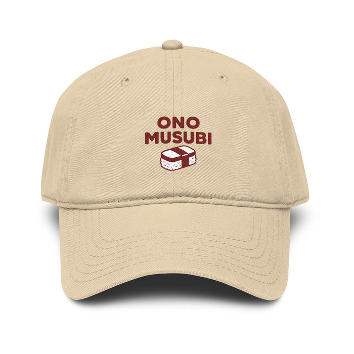 Washed Baseball Cap with Ono Musubi Logo