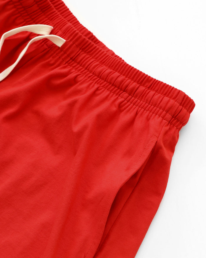 Made in Canada 100% Organic Cotton Weekend Short Red - Mens - Province of Canada