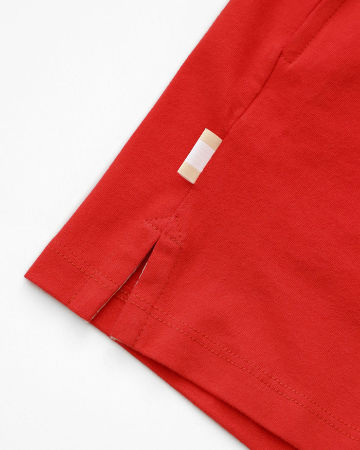 Made in Canada 100% Organic Cotton Weekend Short Red - Mens - Province of Canada