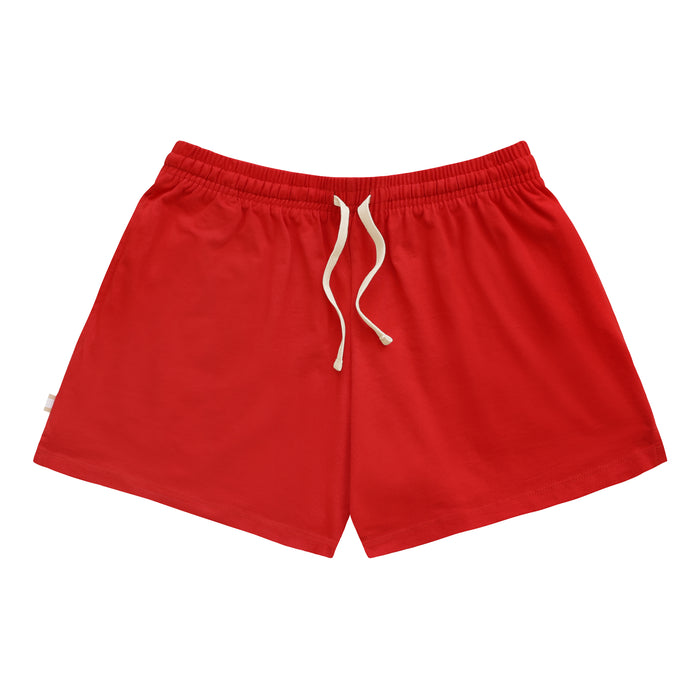 Made in Canada 100% Organic Cotton Weekend Short Red - Womens - Province of Canada