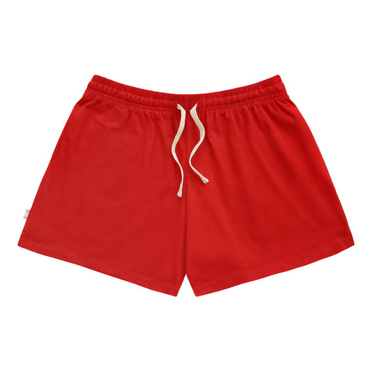 Made in Canada 100% Organic Cotton Weekend Short Red - Womens - Province of Canada