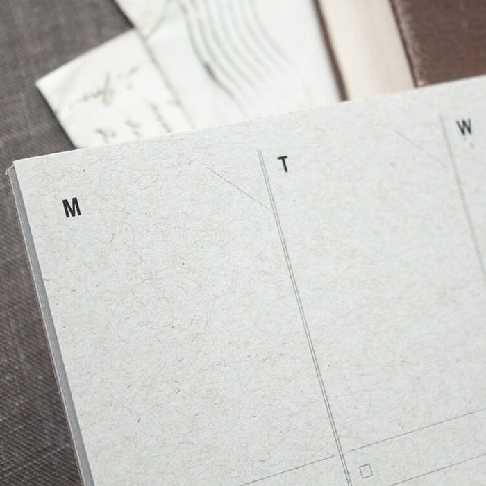 WEEKLY PLANNER NOTEPAD-GREY