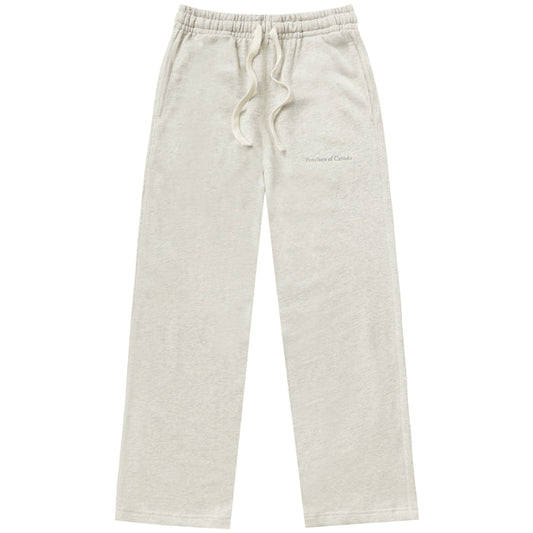 Made in Canada 100% Cotton Wide Leg French Terry Sweatpant Eggshell - Unisex - Province of Canada
