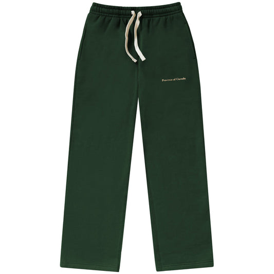 Made in Canada 100% Cotton Wide Leg French Terry Sweatpant Forest - Unisex - Province of Canada