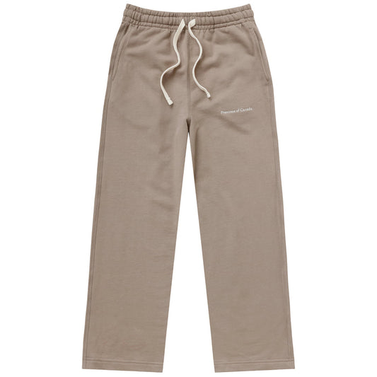 Made in Canada 100% Cotton Wide Leg French Terry Sweatpant Mocha - Unisex - Province of Canada