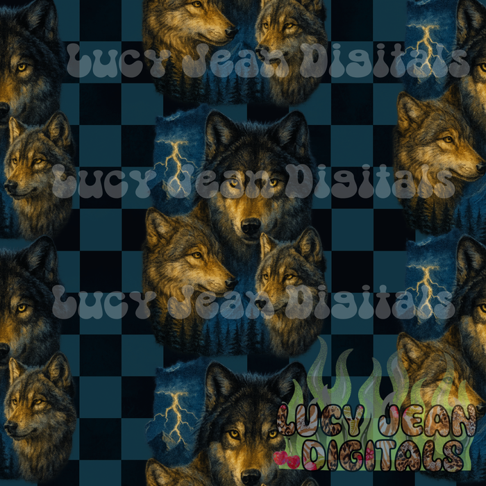 Wolves in the Night Seamless File