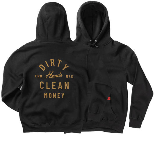 Troll Co. women's Juno pullover hoodie in black
