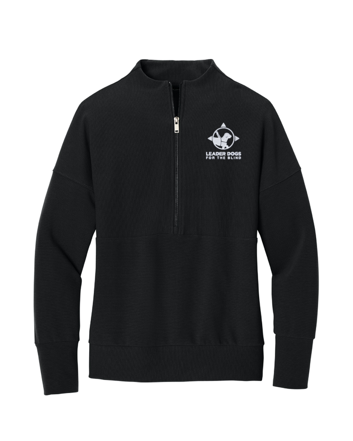 Women's Professional 1/4 Zip - LDB Logo, Black