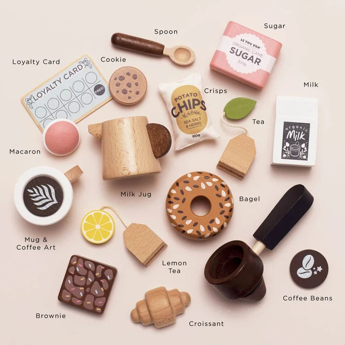 WOODEN BARISTA CAFE SHOP